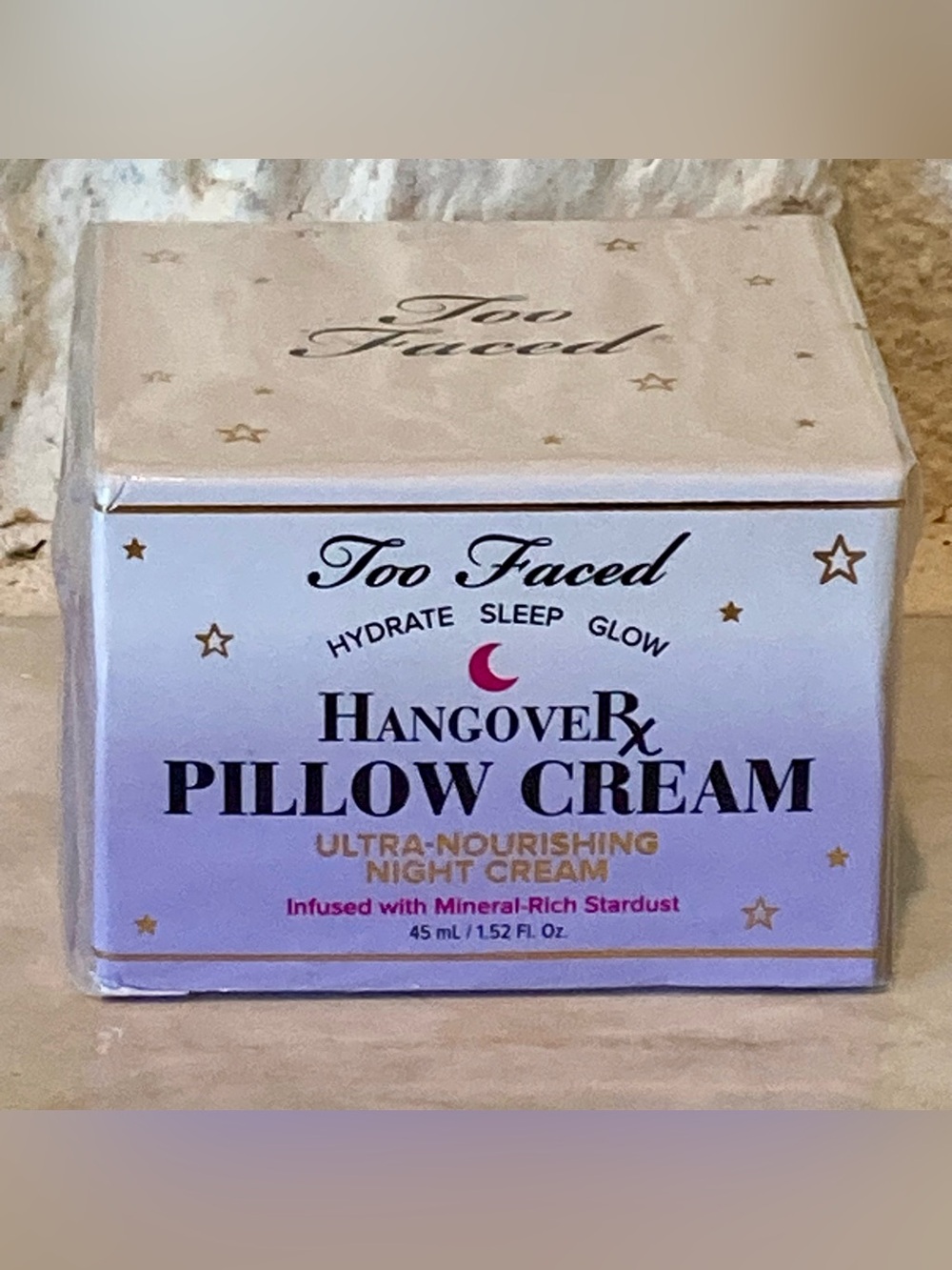Too Faced Hangover Pillow Cream - new and factory sealed. 1.52 ounces